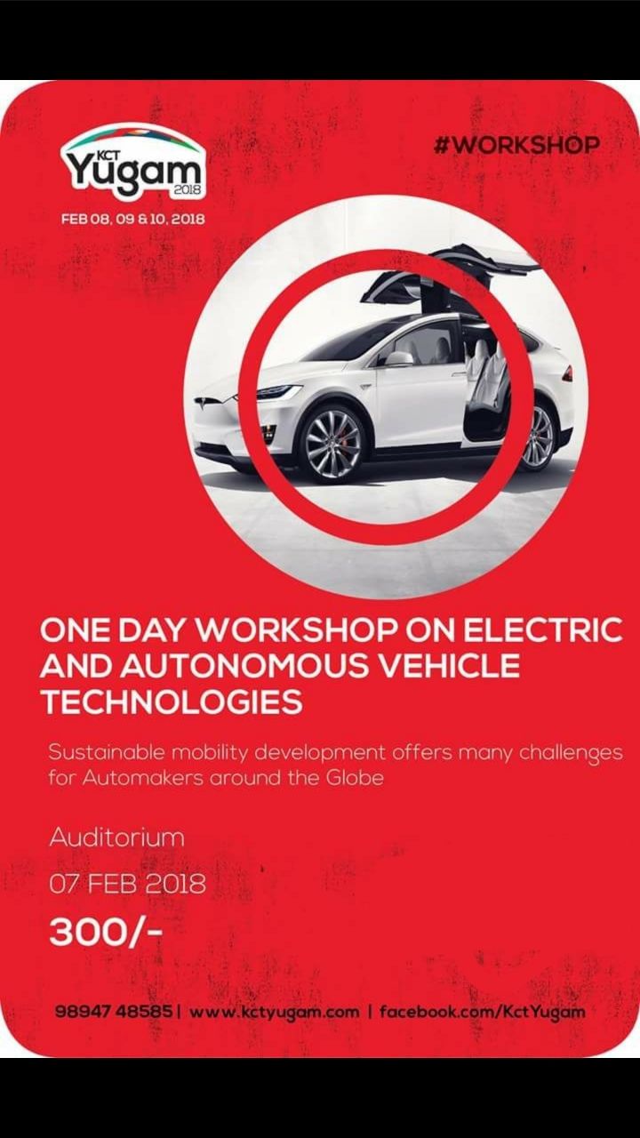 Workshop on Electric and Autonomous Vehicle Technology 2018